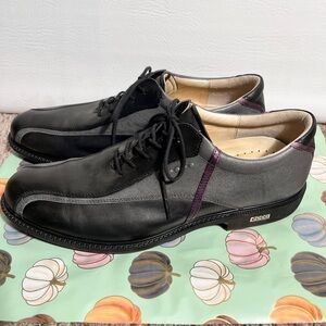 Ecco HydroMax Leather Lace Up Spikeless Golf Shoes Oxford Men's 46 / 13 US